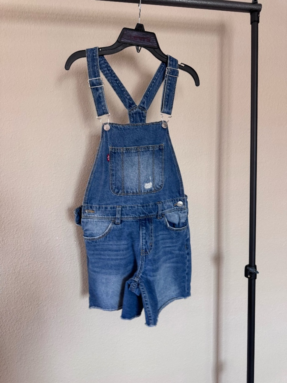 Levi Girls Overall Shorts